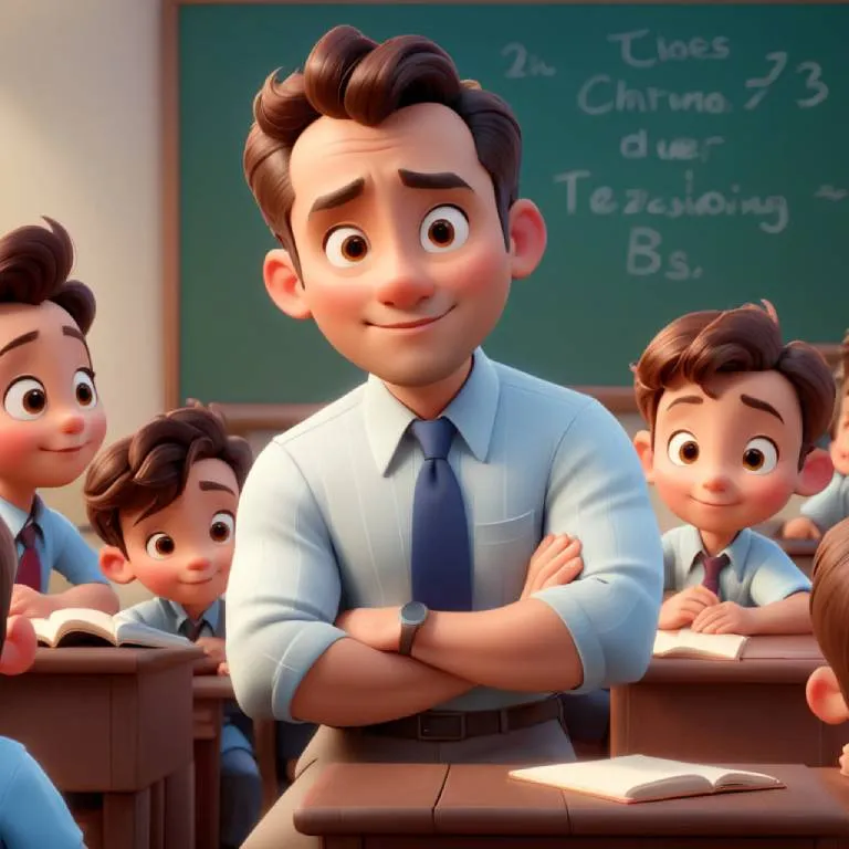 teacher in class