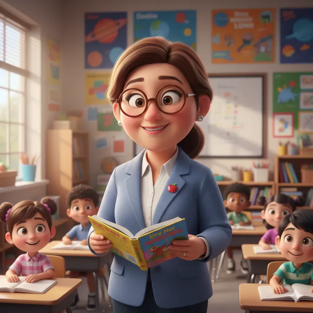 teacher in class